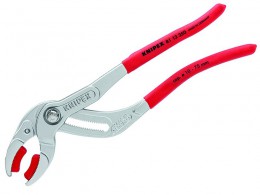 Knipex Plastic Pipe Grip Pliers Plastic Jaws Chrome 250mm - 75mm Capacity £59.95